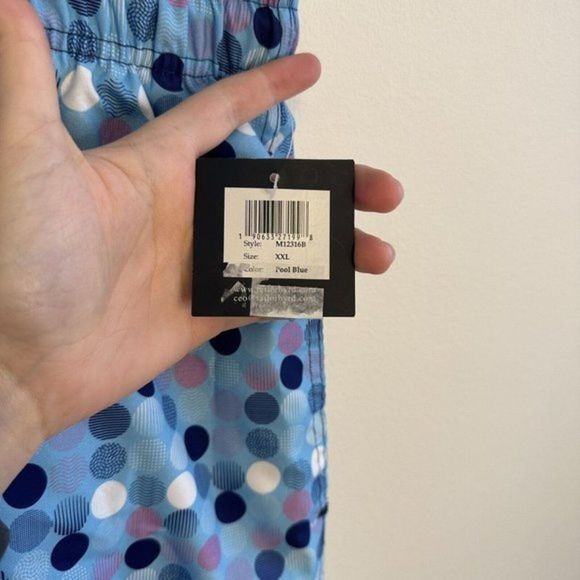 New NWT Tailorbyrd Light‎ Blue Board Shorts Swim Trunks Suit Size XXL 2XL - Picture 3 of 3
